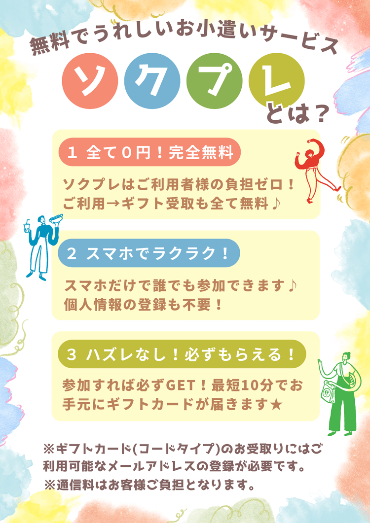 プレゼントをGETするには?